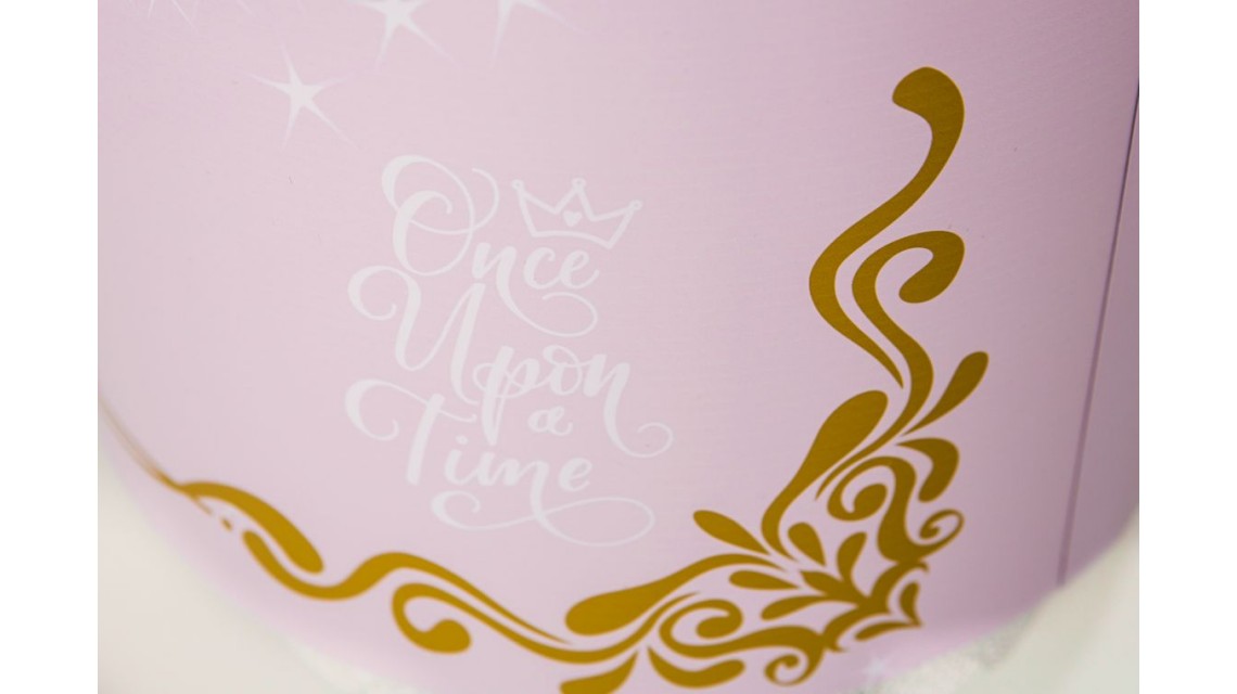 Trusou de botez brodat pentru fetite cu printese, Once upon a time 16